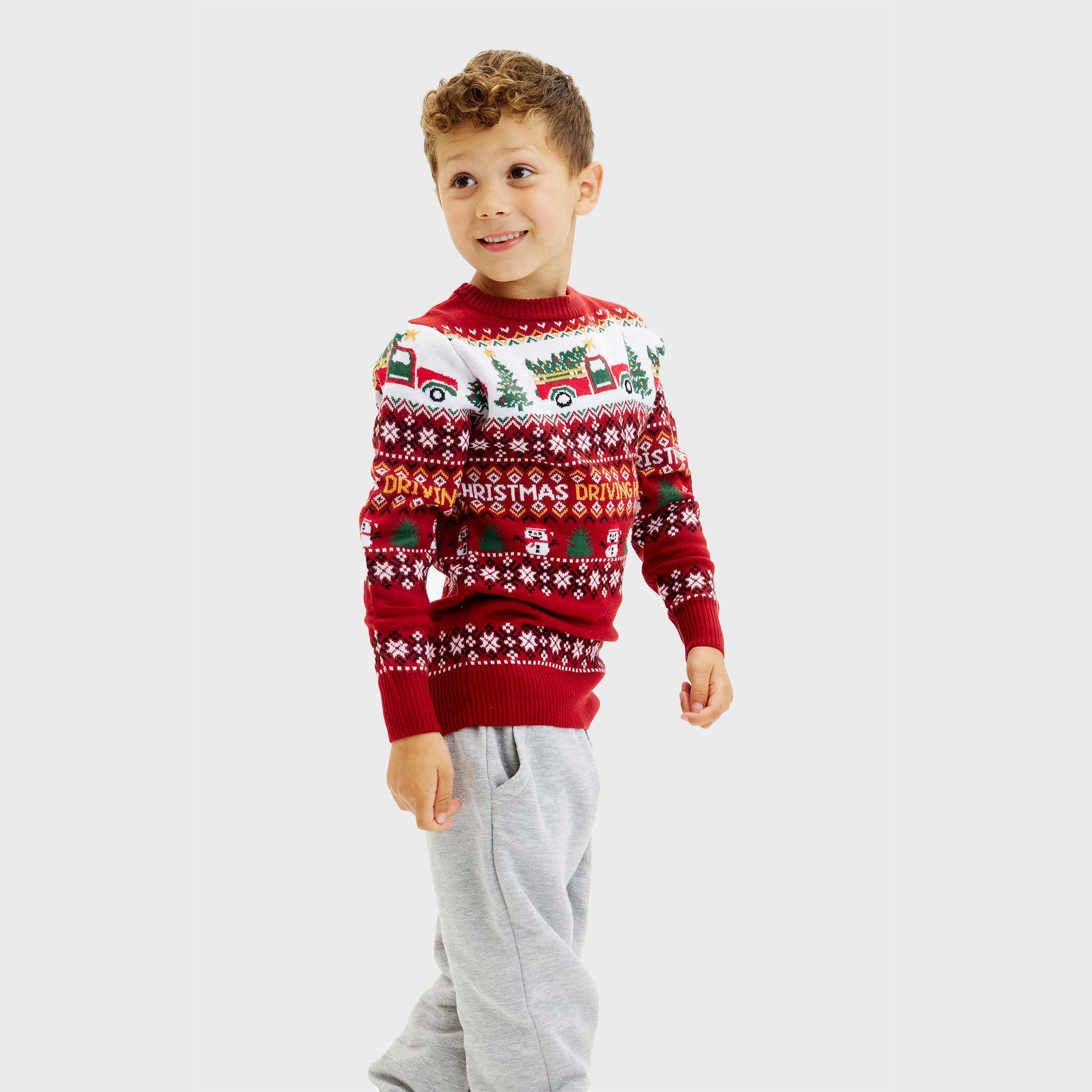 Driving Home For Christmas Kids maglione natalizio – Bambini